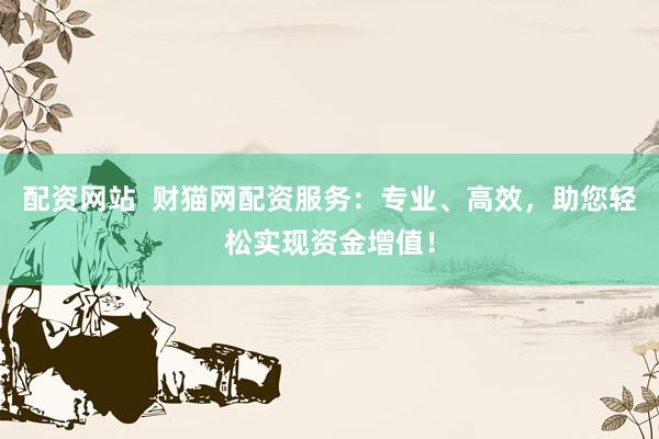 配资网站  财猫网配资服务：专业、高效，助您轻松实现资金增值！